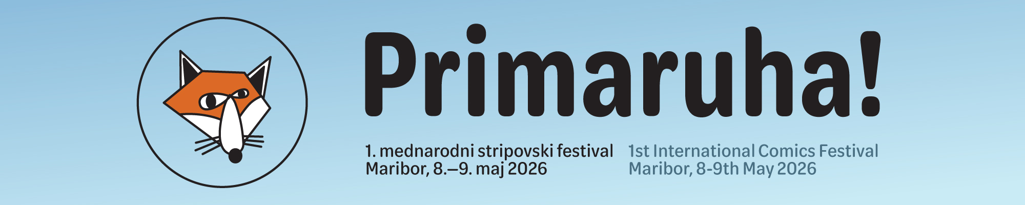 1. mednarodni stripovski festival PRIMARUHA! 8. in 9. maj 2026